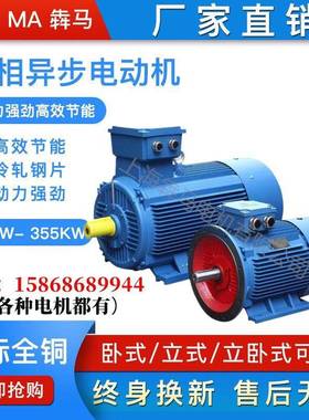 双速三相异步电动机YD132M28/4极3w/4.5W多速三相异步电机