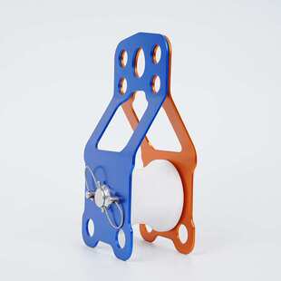 高空万向双绳过结滑轮登山速降横渡吊运索道滑索保护器侧板滑轮