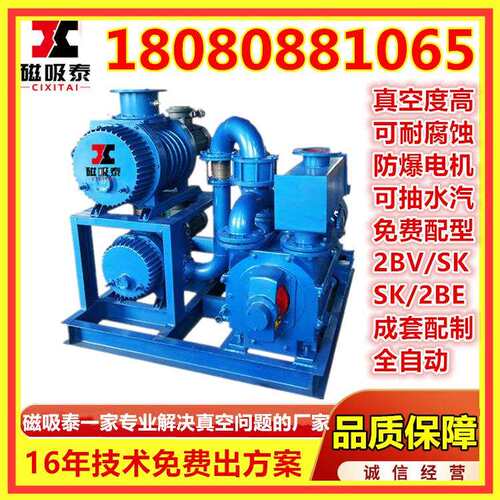 水环罗茨真空机组JZJ2S600-4.1负压系统ZJP600-150真空泵2SK6设备