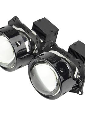 三为车灯SANVI天使之翼3寸LED双光透镜大灯55瓦6000K汽车大灯升级