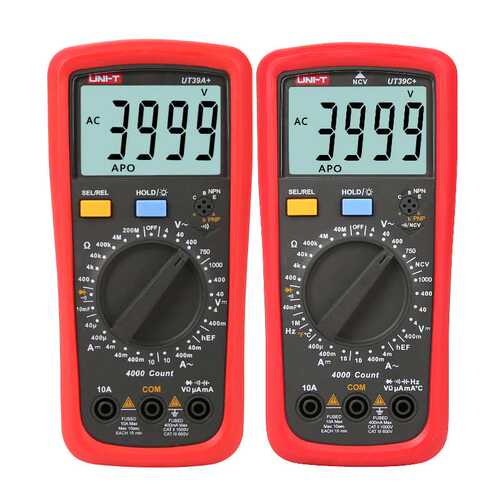 优利德UT39A+/UT39C+手持式掌上经济实用型多功能数字万用表
