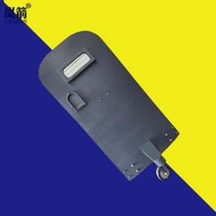 轮式防弹盾牌防 金属钢制 轮式 防弹防护盾牌 带视窗盾牌