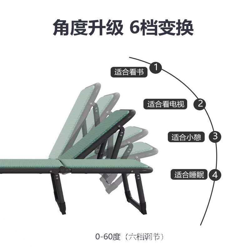折叠床单人办公室午休家用床成人简易便携实木床冰丝夜班值班神器