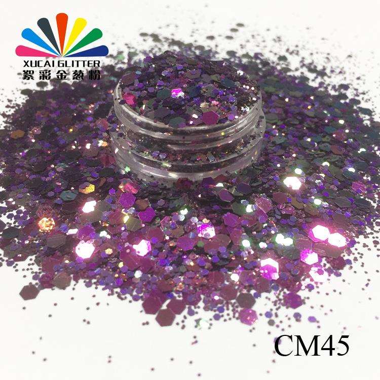 金葱粉闪粉瓶装美甲异型亮片闪粉不规则金葱粉可降解亮片