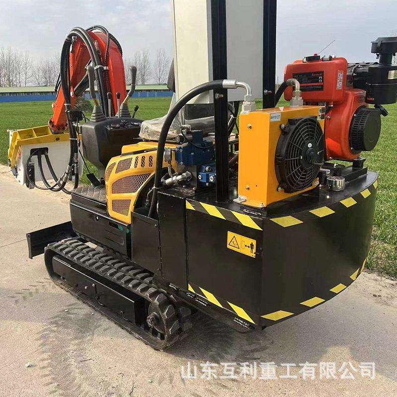 机载式凿毛机隧道矮边墙凿毛设备桥梁地铁混凝土履带凿毛器拉毛机