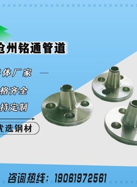 供应国标HG/T20592不锈s钢304L带径对焊法兰WN DN100PN40 RF突面