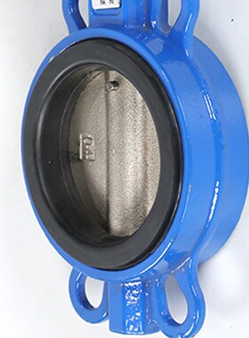 涡轮蝶阀 美尔斯天津塘沽球墨铸铁调节对夹手动蝶阀  高压二通式