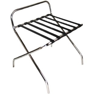 不锈钢酒店行李架宾馆卧室客房放衣服的箱架子家用折叠落地置物架