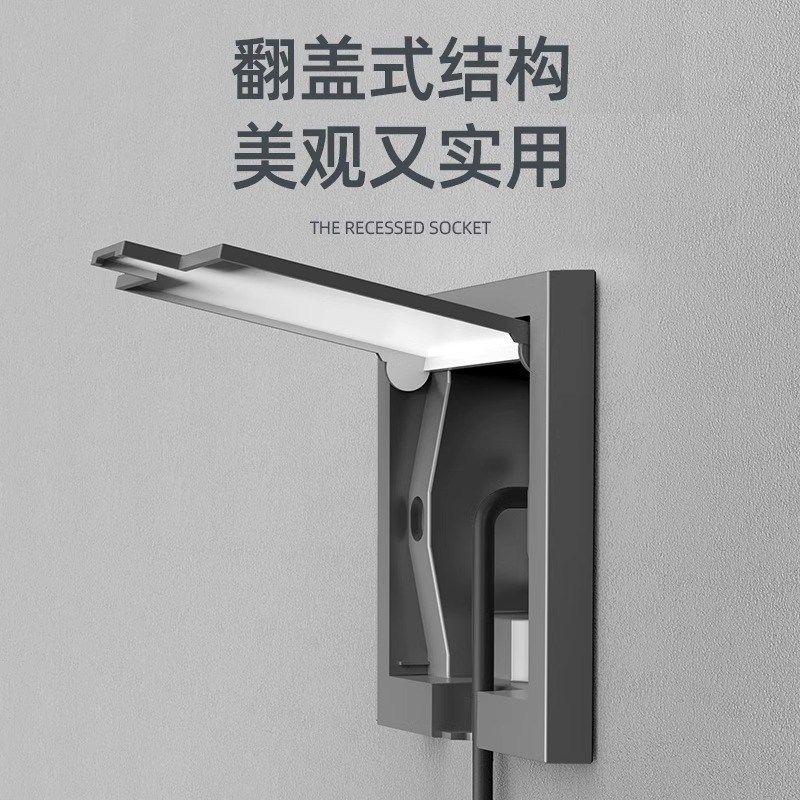 86型五类六类一位墙壁隐藏内嵌电脑插口网络宽带网口网线插座面板