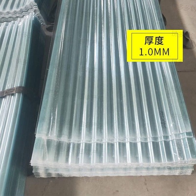 阳光板透b明耐力板采光板玻璃钢瓦树脂纤维塑料瓦板房雨棚彩钢瓦