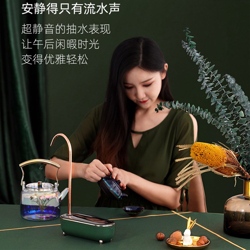 台式抽水器大桶装水n上水器饮水机电动智能家用桌面自动吸压水泵