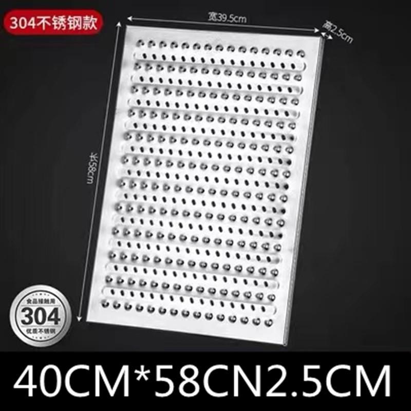 不锈钢304地漏盖板厨房饭店排水沟盖 篦K子楼梯踏板明沟下水道井