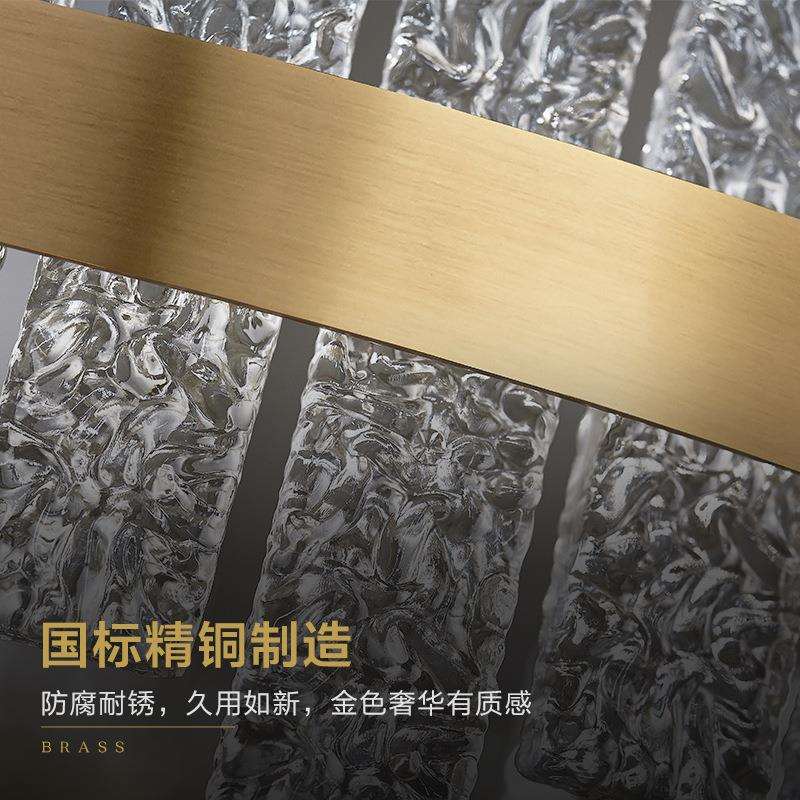 【水纹】全铜轻奢吊灯客厅现代简约创意设计艺术个性卧室餐厅灯具