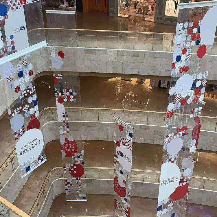 UV透明吊旗双面印彩白彩挂轴双面透视吊旗双面网格布挂旗商场吊幔,模玩/动漫/周边/娃圈三坑/桌游,模型制作工具/辅料耗材,淘宝优惠券,粉丝福利购,淘宝优惠卷