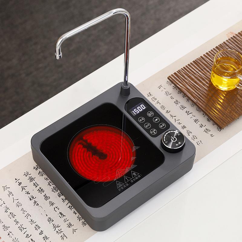 自动上水电陶炉抽水茶炉煮茶器煮茶炉智能烧水泡茶专用养生煮茶壶