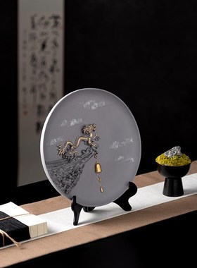 新中国风装饰板电视柜家居装饰CBogu架酒柜办公室工艺摆件