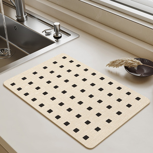 科技皮沥水垫台面吸水凉垫法w式 瓦斯炉餐具乾燥垫桌面隔热免洗杯