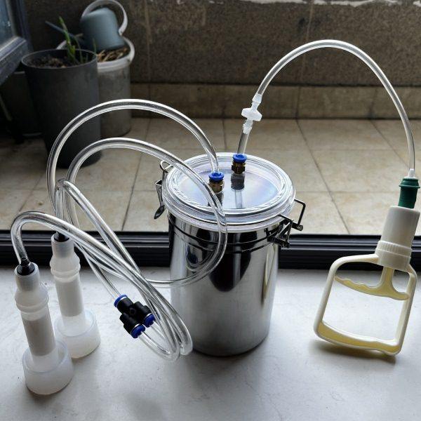 手动小型挤羊奶器吸羊奶机器家用羊用易操作不锈钢2L工具,农机/农具/农膜,农用防护器具,淘宝优惠券,粉丝福利购,淘宝优惠卷