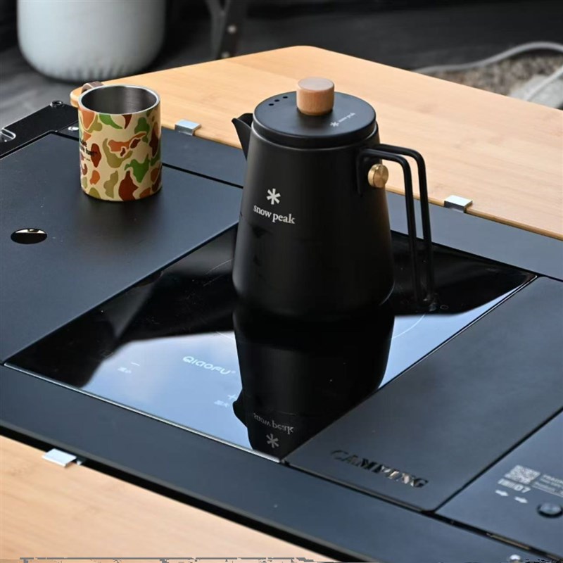 标准一单元IGT桌户外露营围炉煮C茶烹饪烧烤黑晶炉不挑锅雪峰配套