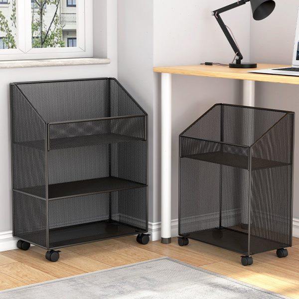 7WLO公室收纳盒桌面置物架工位文件公桌下收纳柜多层收纳架子,收纳整理,书桌收纳置物架,淘宝优惠券,粉丝福利购,淘宝优惠卷