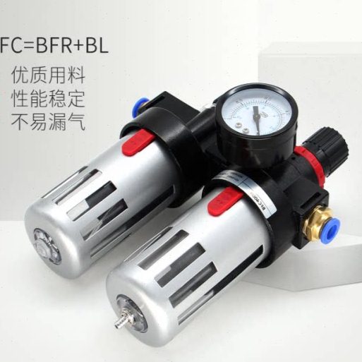 气源处理元件亚德客型BFC系列气动二联件油水分离器过滤调压阀图片