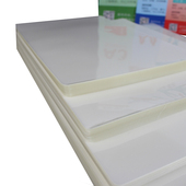 喜胜 A4塑封膜A3过塑膜6丝8C照片菜单防水保护膜塑封机专用护卡膜