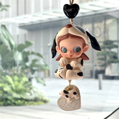 泡泡玛特Zsiga车挂创意可爱车载挂件汽车后视镜装饰挂饰情侣礼物