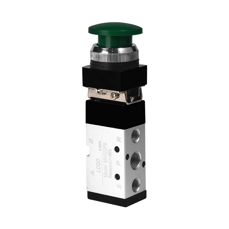 气动按钮MSV-86522R二位五通机械阀MV手动08气阀开关09按压式10A