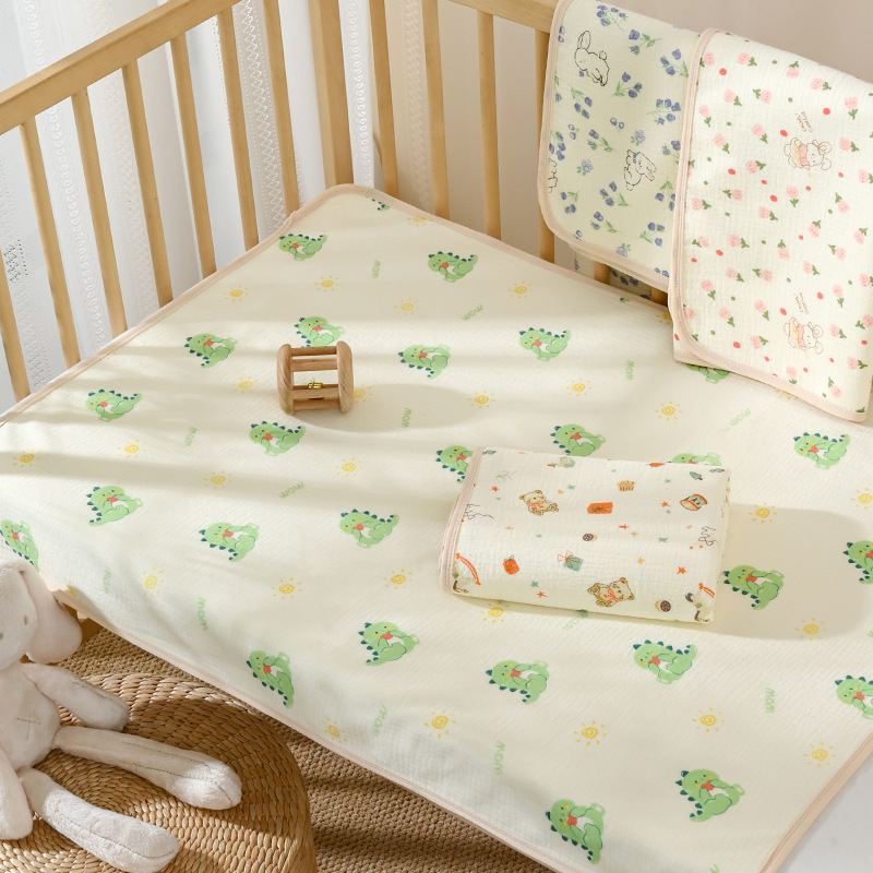 a类绉布隔尿垫防水透气婴儿新生儿床单大尺寸床垫可水洗姨妈垫