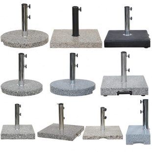 户外太阳伞大理石伞座中柱伞遮阳伞底座配件固定配重加重压重底座