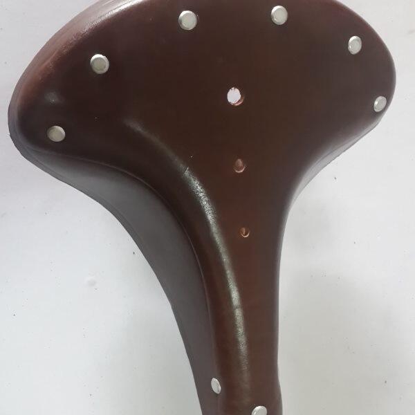 牛皮鞍座/复古两弹簧牛皮鞍座/2628自行车牛皮坐垫