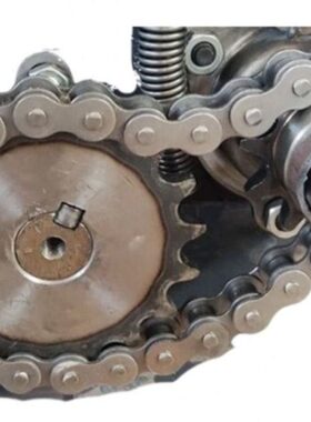 铡草机专用传动链条4分08B/5分10A单排机器链条铡草机配件大全