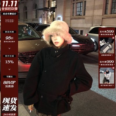 Ranwear 年度重磅 金敏喜 lemair*同款翻领60%绵羊毛呢子大衣外套