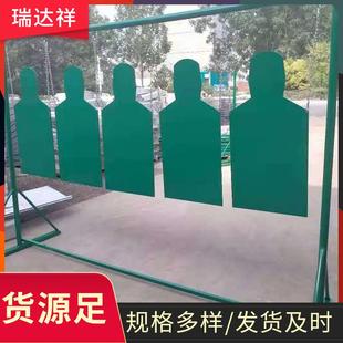 防弹钢板现货加工防弹钢板盾牌六头靶风车靶激光切割防弹插板压弧
