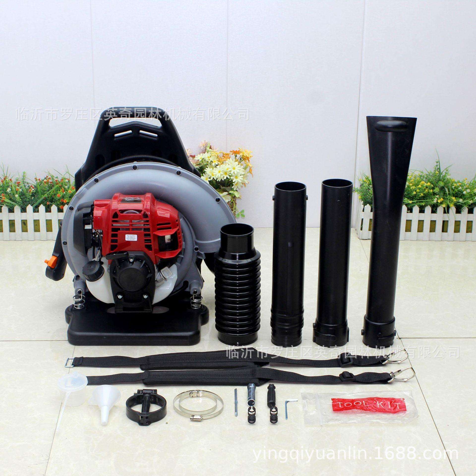 英奇四冲GX50背负式汽油吹风机大功率大棚吹雪道路清扫风力灭火机