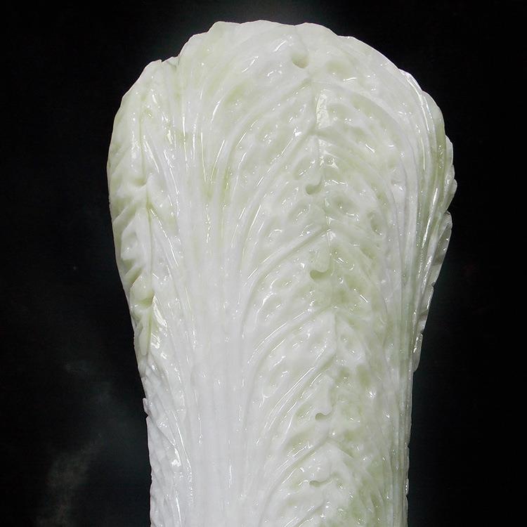 岫玉白菜摆件家居白财摆件客厅装饰品产地货源