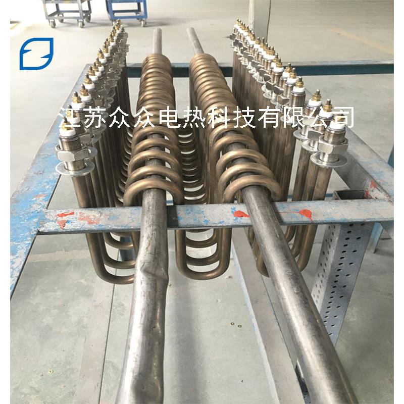 厂家按图定众众不锈钢翅片加热管U型W型电热管加热管干烧发热管