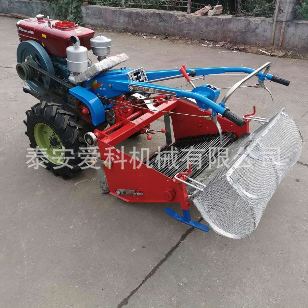广东丘陵山地手扶牵引式土豆薯类收获机宽幅60-80可调洋芋收获机