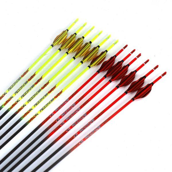 荧光彩色纯碳旋羽 成品箭出口装4.2mm内径竞技千三直度纯碳箭,运动/瑜伽/健身/球迷用品,箭,淘宝优惠券,粉丝福利购,淘宝优惠卷