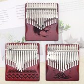 34音拇指琴 女生乐器 kalimba手指琴易学便携式 复古板式 卡林巴琴