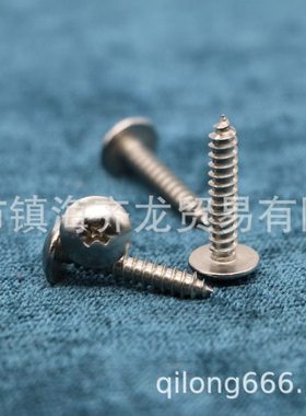 JISB1122T 十字大扁头自攻 304  齐龙标准件 ST3.9系列