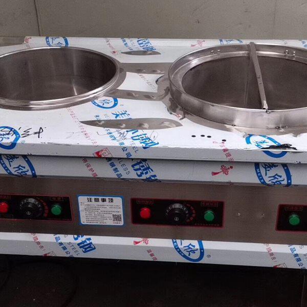 沙县小吃配料店专用双孔灶台商用鸳鸯锅灶煮面炖罐汤两用电灶包邮