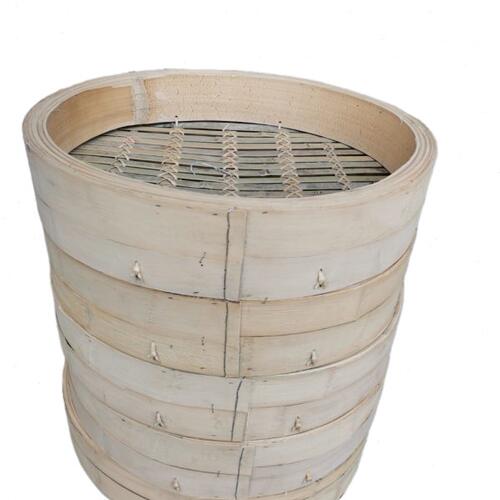 大号竹蒸笼商用纯手工竹制蒸屉加高加深商用馒头52cm54cm贝水笼