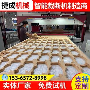 供全机自动无纺布眼机镜布卸妆棉裁断JC-450机切布下料样布布样应