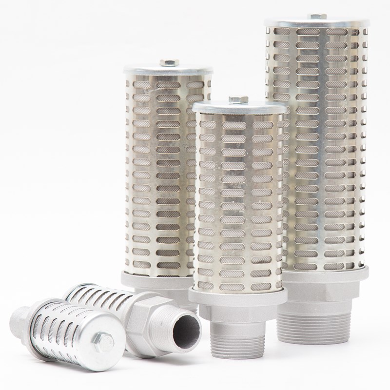 电磁阀消声器4分/6分/1寸/1.2寸/1.5寸 冲床气动阀排气阀门消音器