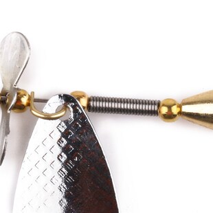 复合旋转亮片5枚组合盒装淡水海钓远投假饵翘嘴鲈鱼鳜鱼专杀套装