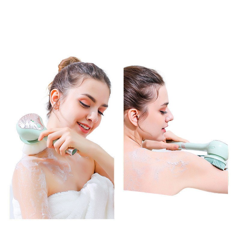 电动搓澡仪沐浴刷洗澡搓背神器长柄全自动浴刷强力搓灰搓泥按摩机