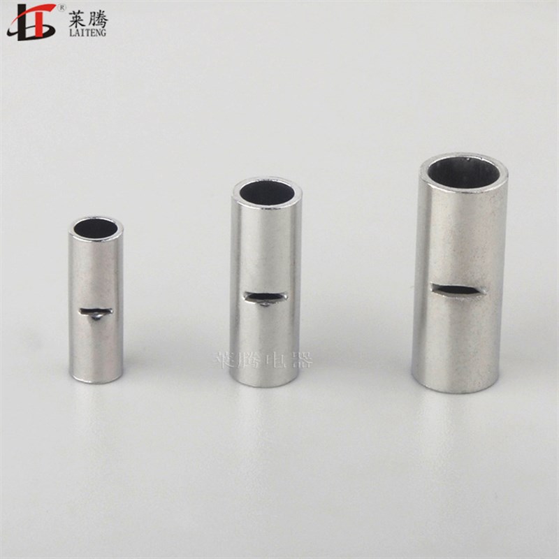 BN中间接线端子铜鼻子端头中间裸端头管形对接中间接头