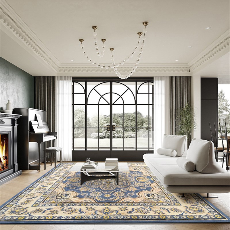 源头工厂定制手工腈纶地毯羊毛枪刺LOGO商用会议室接待室迎宾地垫