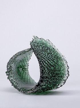 现代简约创意树脂羽翼艺术品摆件售楼部酒店展厅客厅餐桌软装饰品